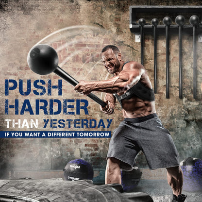 Steel Mace Bell - Ultimate Full Body Strength Training for Men & Women, Available in 5 to 30 LB for Enhanced Muscle, Shoulder, Grips & Forearm Workouts